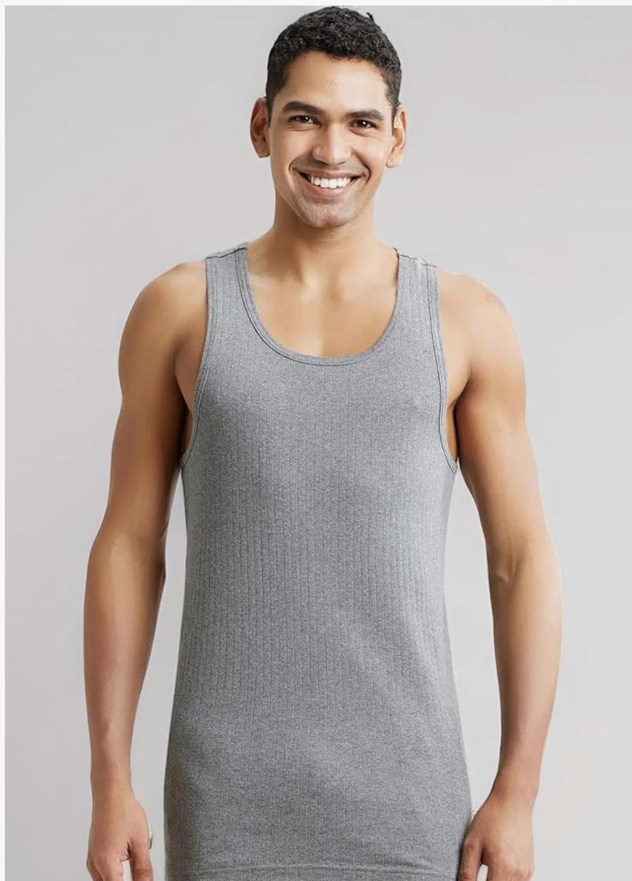 Jockey 9922 Men's Super Combed Cotton Rib Slim Fit Gym Vest - Image 2