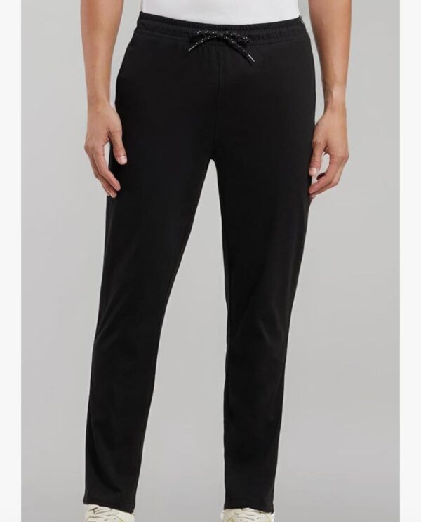 Jockey 9500 Men's Super Combed Cotton Rich Regular Fit Mid Rise Trackpants with Side Pockets