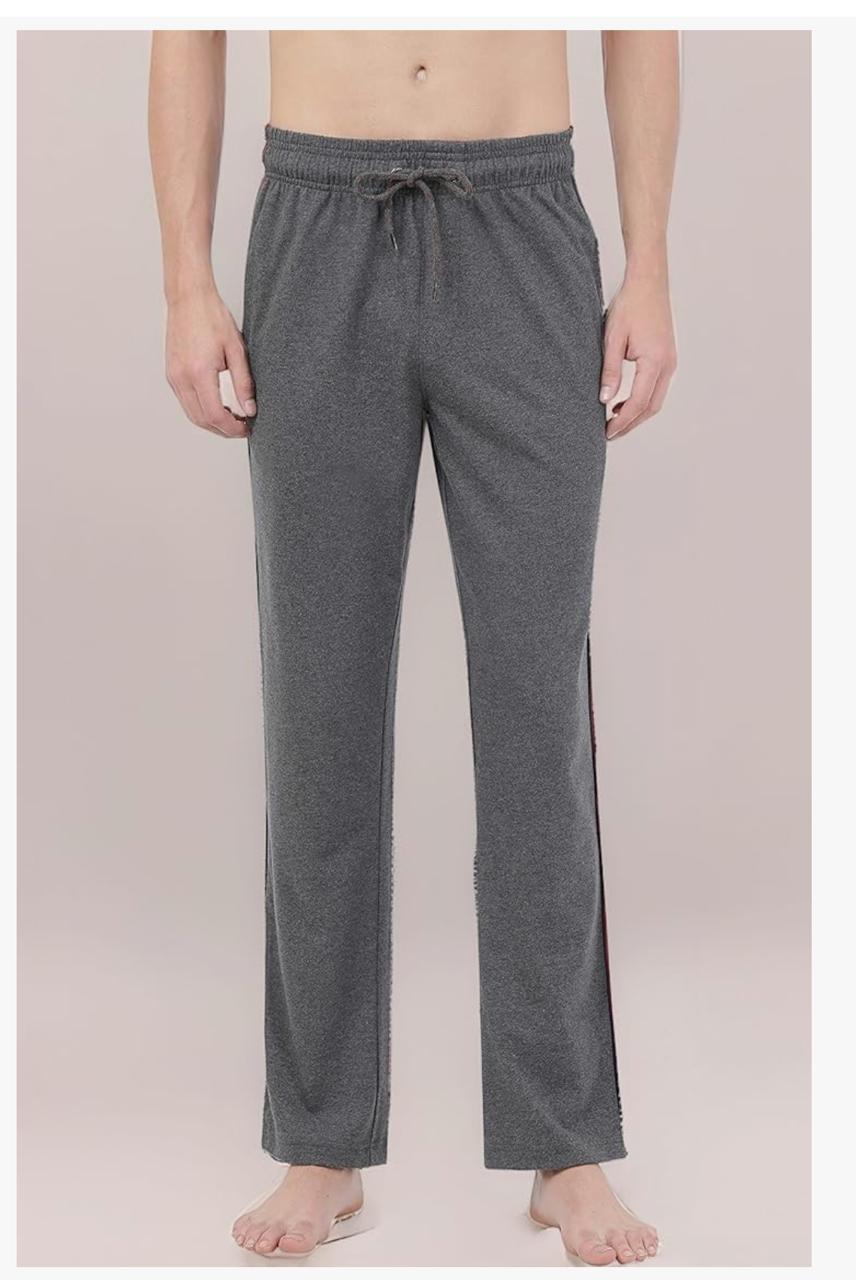 Jockey 9500 Men's Super Combed Cotton Rich Regular Fit Mid Rise Trackpants with Side Pockets - Image 5