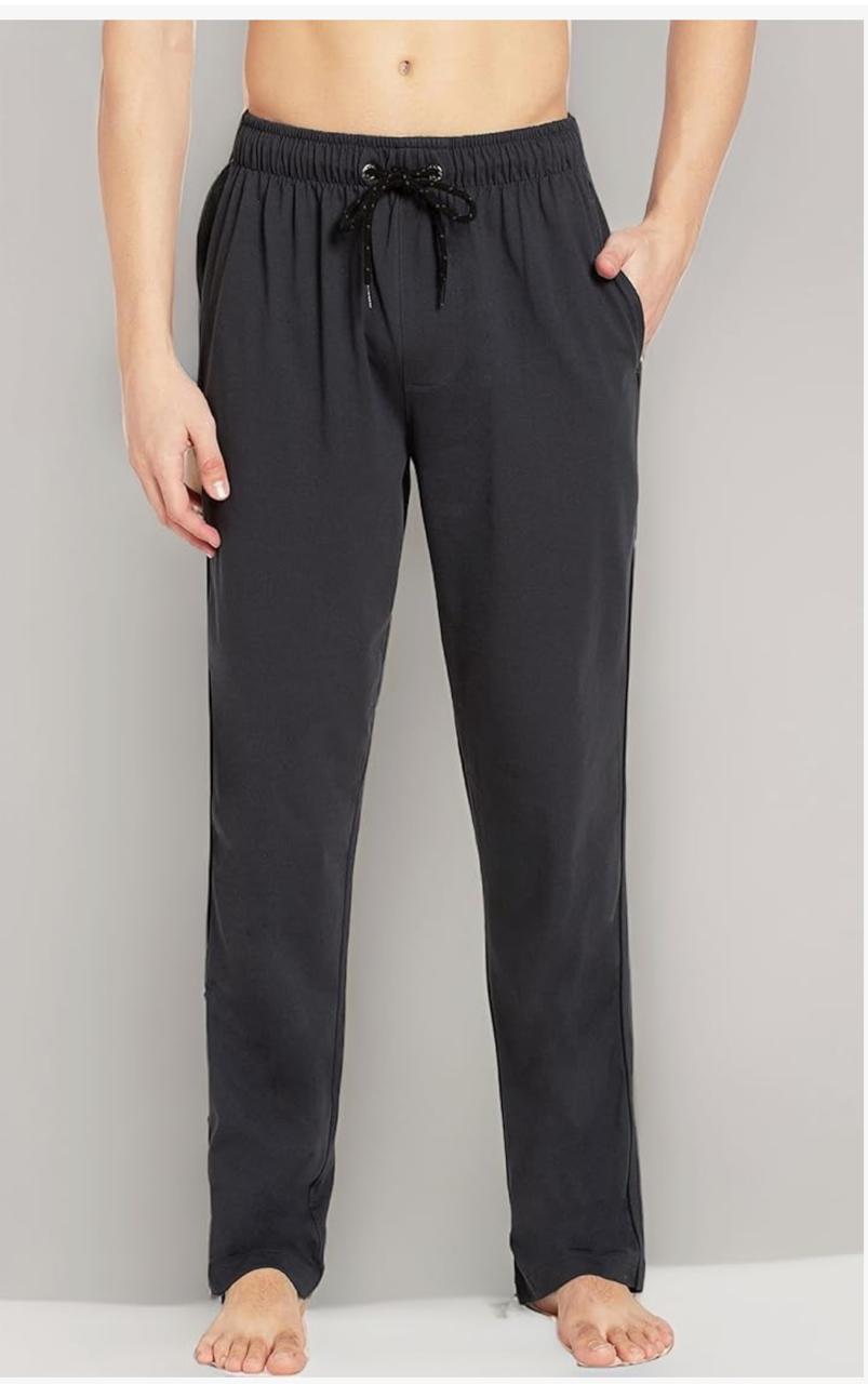Jockey 9500 Men's Super Combed Cotton Rich Regular Fit Mid Rise Trackpants with Side Pockets - Image 3