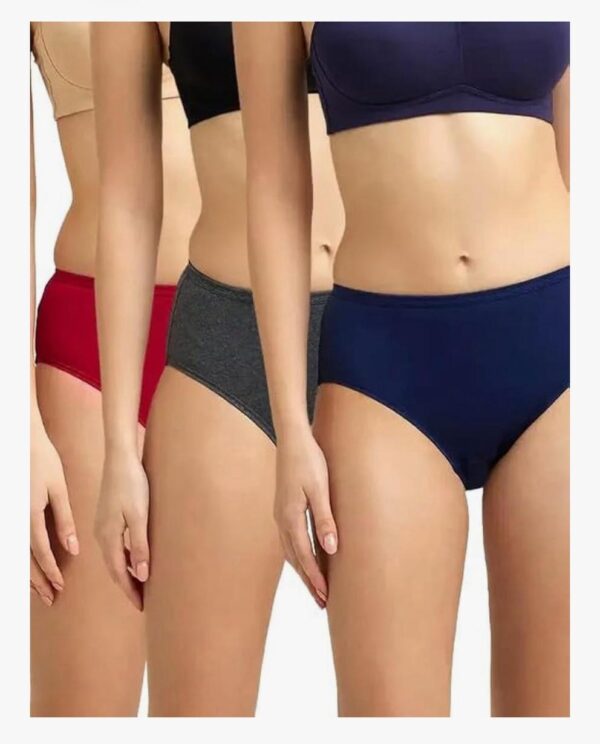 Jockey Women's Cotton Hipster panties  (Pack of 3)