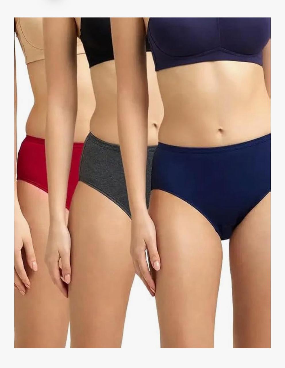 Jockey Women's Cotton Hipster panties (Pack of 3)